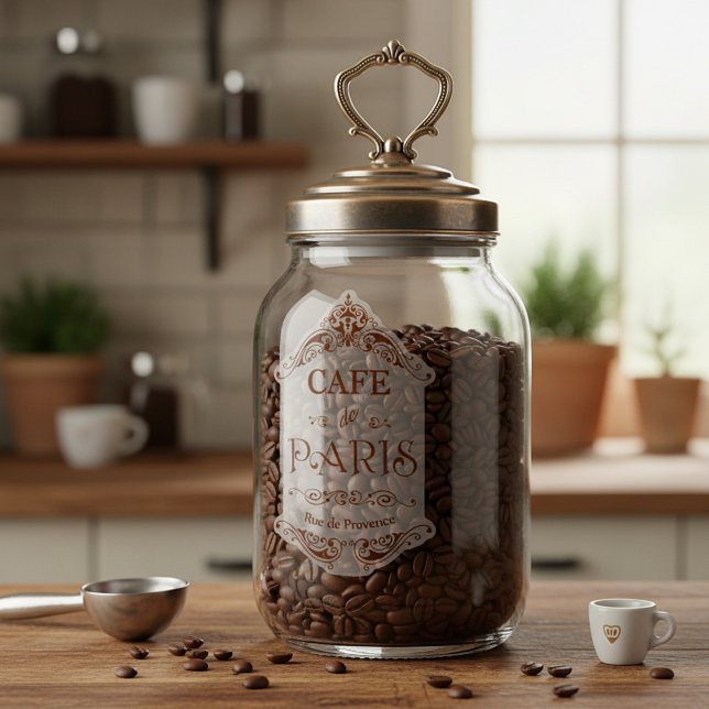 Pegatina Café parisino vintage (Subido por el creador)