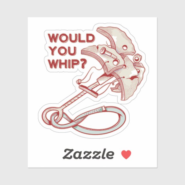 PEGATINA CAÍDA DE LA BOMBA DE CLIMBING (Hoja)