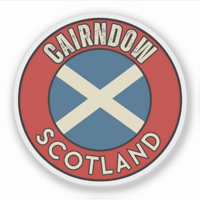 Pegatina Cairndow, Escocia (Anverso)