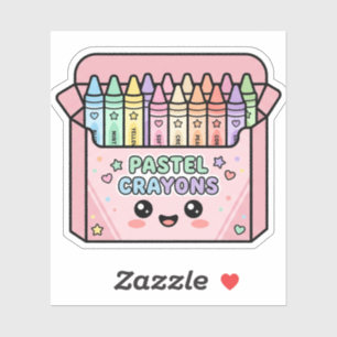 Pegatina Caja de lápices Kawaii, apreciación del maestro li
