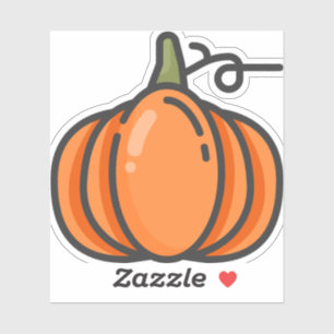 Pegatina calabaza