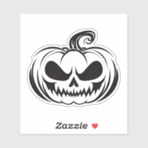 Calabaza con lápiz de la cara del cráneo