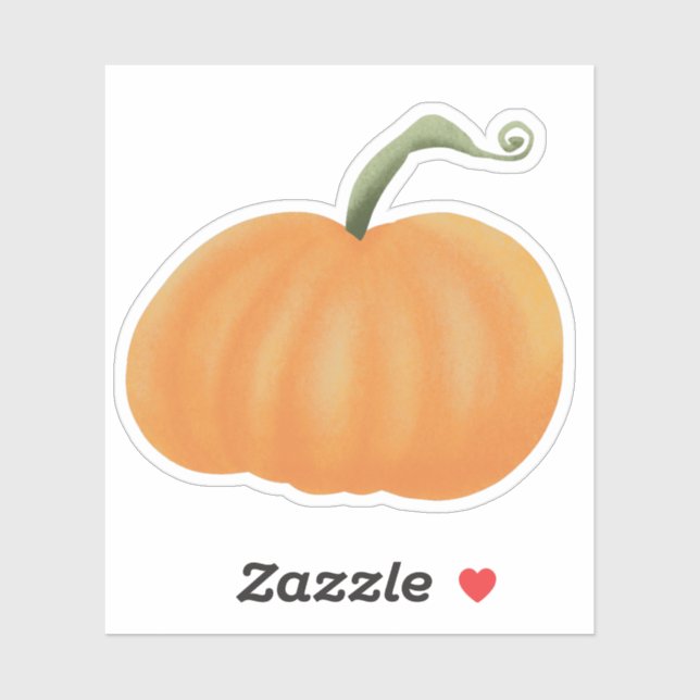 Pegatina Calabaza cuadrada (Hoja)