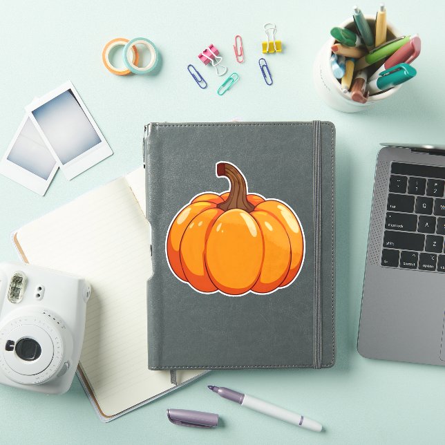 Pegatina Calabaza Cuta (Funda para iPad)