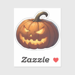 Pegatina Calabaza de Halloween