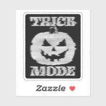 Calabaza Glitchy en modo de truco