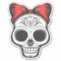 Calavera Azucarada Super Femenina