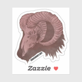 Pegatina Calaveras - Cabra