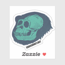 Pegatina Calaveras - Chimp