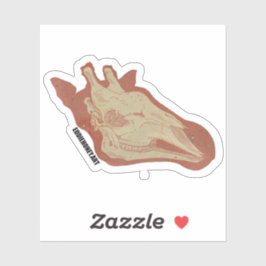 Pegatina Calaveras - Giraffe