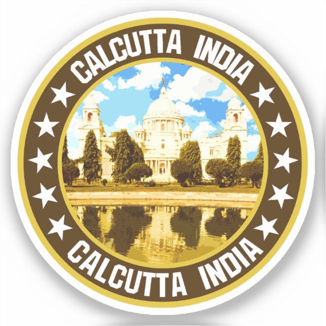 Pegatina Calcutta (Anverso)