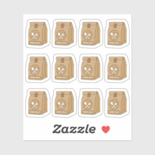 Pegatina Calendario de Planeamiento de Bujo de la bolsa de 