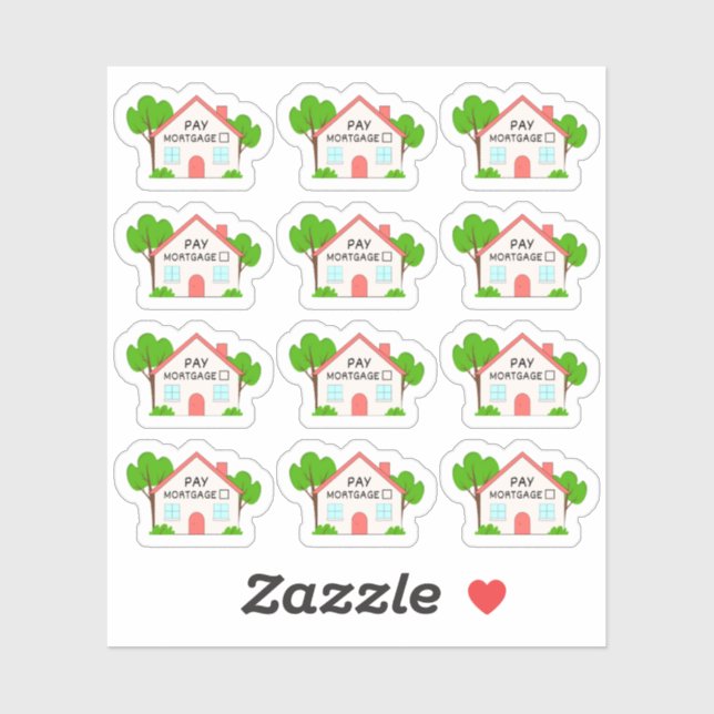 Pegatina Calendario de seguimiento del planificador de pres (Hoja)