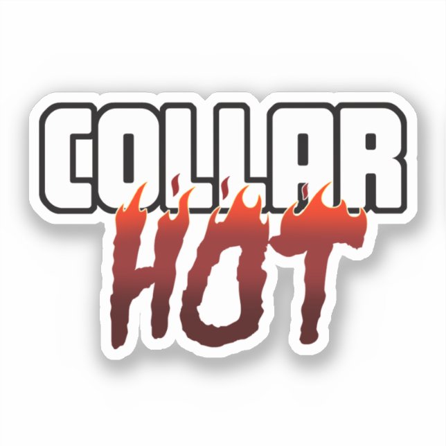 Pegatina Caliente Bajo el Cuello (Anverso)