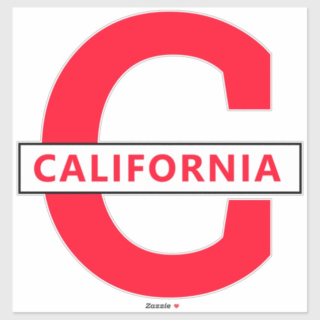 Pegatina California (Hoja)
