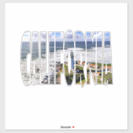 Pegatina California state