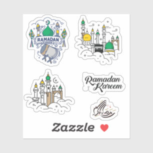 Pegatina Caligrafía árabe Ramadan Kareem