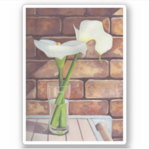 Pegatina Calla Lilies