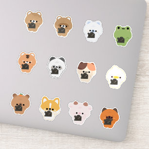 Pegatina Cámara de animales