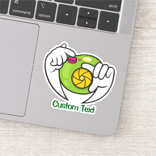 Pegatina Cámara personalizado