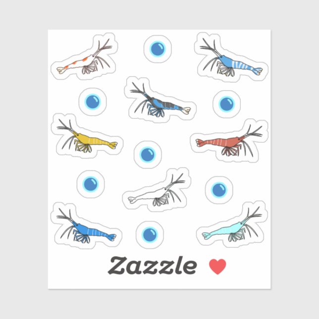 Pegatina Camarón (Hoja)