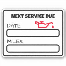 Cambio de aceite de recordatorio de cambio de acei