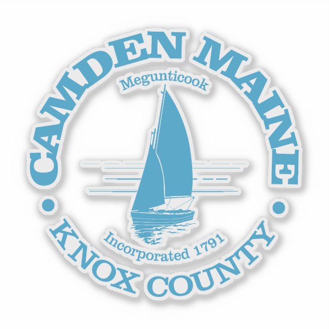 Pegatina Camden (velero) (Anverso)