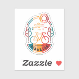 Pegatina Camino Retro Hiawatha.