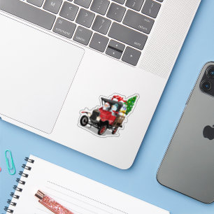 Pegatina Camión de Navidades personalizados