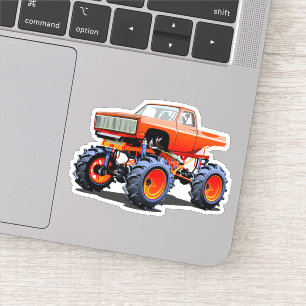 Pegatina camión monstruo personalizado