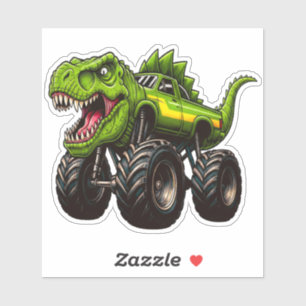 Pegatina Camión Monstruo T-Rex