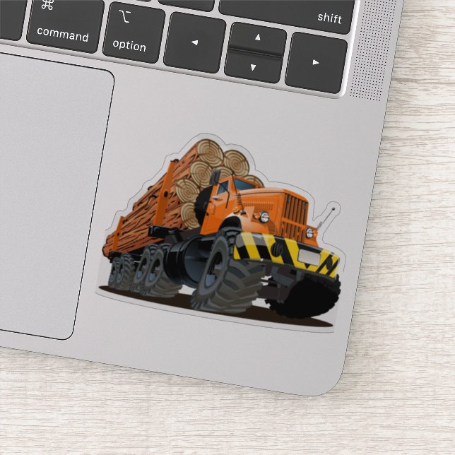 Pegatina camión personalizado (Detalle)