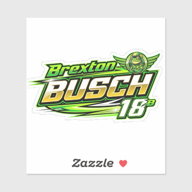 Pegatina Camiseta Brexton Busch (Hoja)