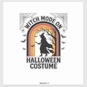 Pegatina Camiseta de Bruja de Halloween Disfraz Divertido G