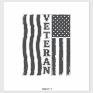 Pegatina Camiseta de diseño vectorial vintage de la bandera