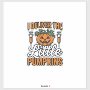Pegatina Camiseta de enfermera de Halloween Entrego las peq