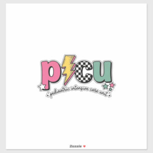 Pegatina Camiseta de enfermera de la Unidad de Cuidados Int