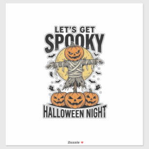 Pegatina Camiseta de espantapájaros de calabaza Gráfica vin