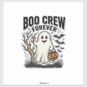 Pegatina Camiseta de Halloween Fantasma Vintage Boo Crew Fo