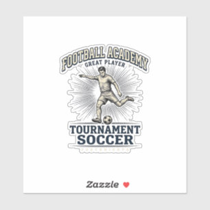 Pegatina Camiseta de jugador de torneo de la Academia de Fú