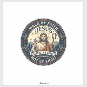 Pegatina Camiseta de tendencia de cafe Jesus Matcha gráfico