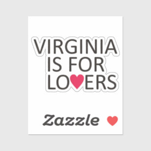 Pegatina Camiseta del Estado de Virginia Virginia Home Tee 