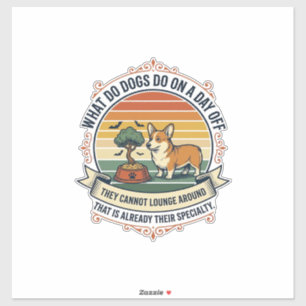 Pegatina Camiseta divertida de cita de grabado vintage del 