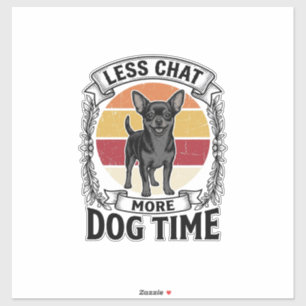 Pegatina Camiseta divertida para amante de perros Grabado v