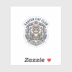 Pegatina Camiseta gráfica de gato de Pascua - Easter Cat Cl