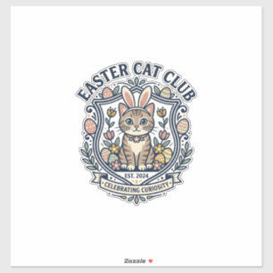 Pegatina Camiseta gráfica de gato de Pascua - Easter Cat Cl
