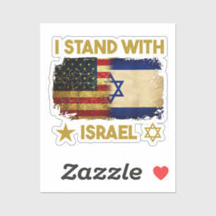 Pegatina Camiseta Me Siento Con Israel Me Siento Con Israel