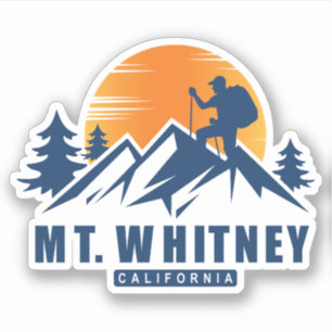 Pegatina Camiseta para la excursión del Monte Whitney