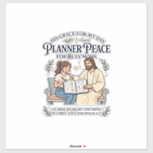 Pegatina Camiseta Planificadora de Madre Educadora en Casa