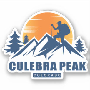 Pegatina Camiseta Retro Culebra Peak Hike